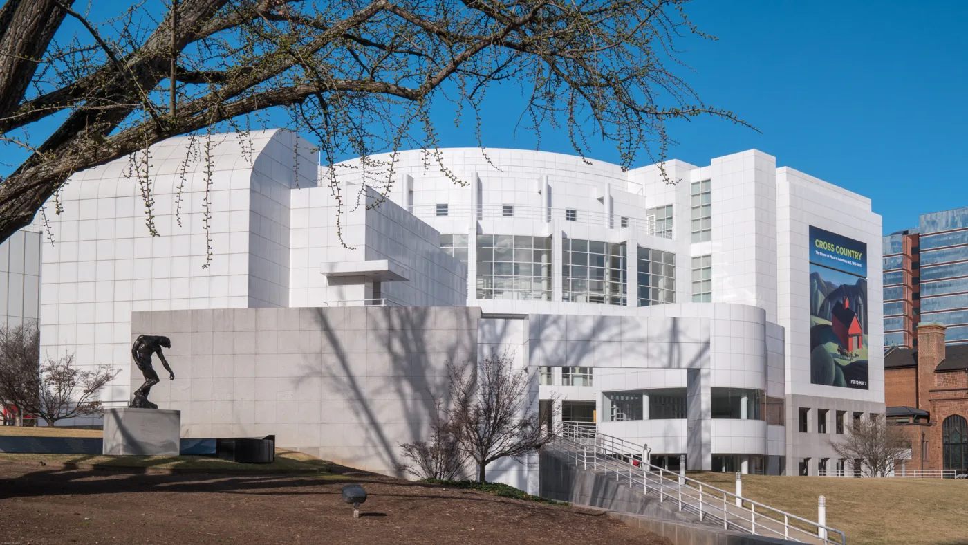 The High Museum of Art's Meier Building on Peachtree Street, Midtown Atlanta