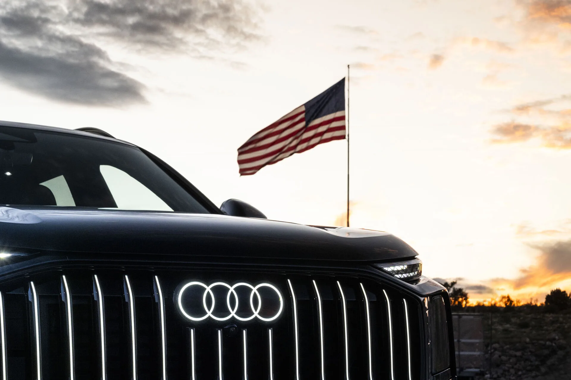 An Audi Q9, an SUV the company says it tailored to American customers, in a picture the company released with its Georgia announcement.