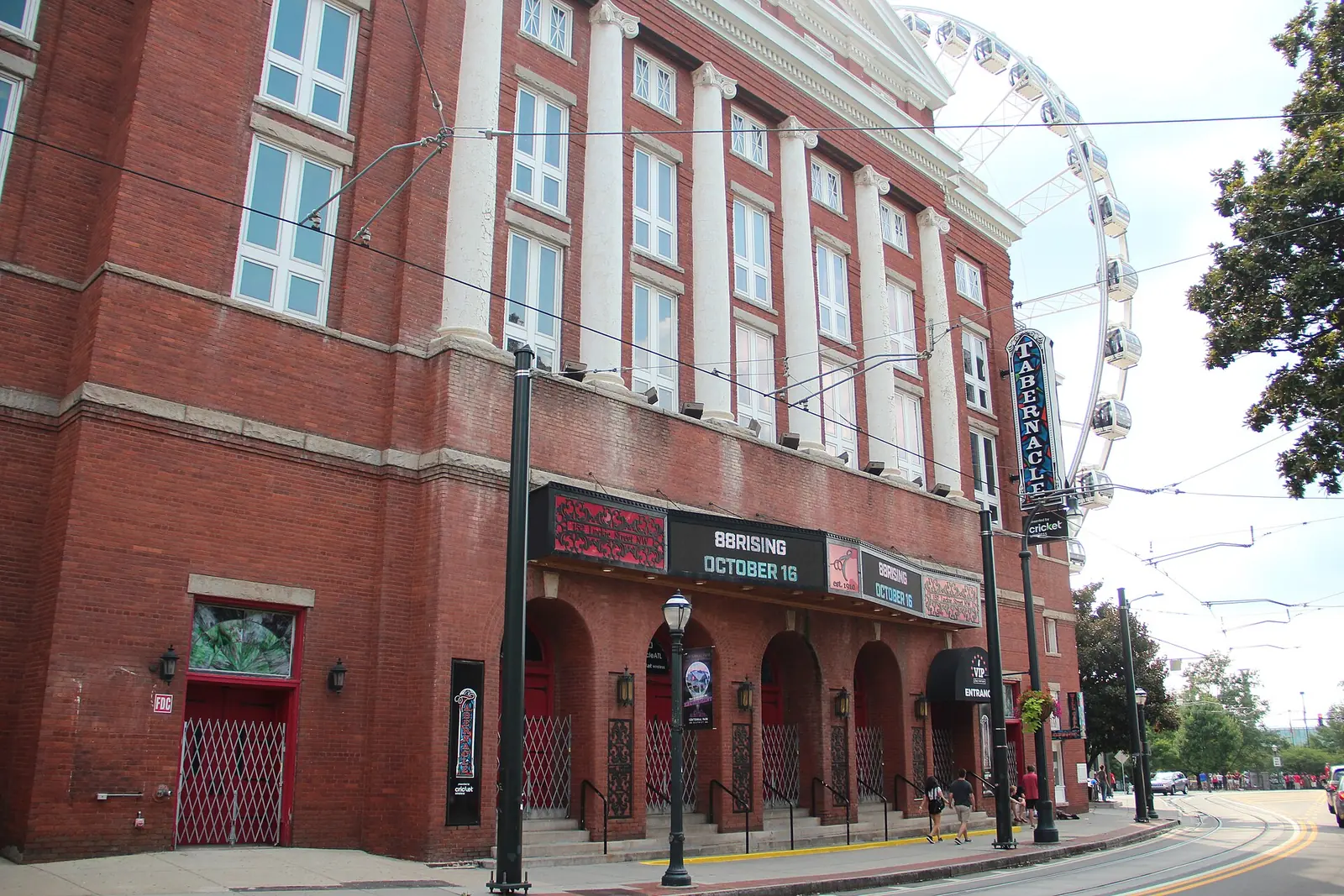 The Tabernacle concert hall on Luckie Street in downtown Atlanta.