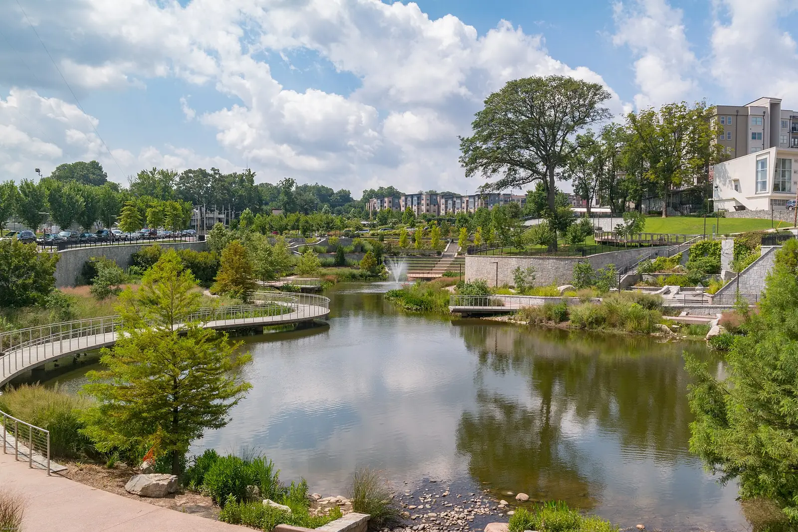 Clear Creek Basin at Historic Fourth Ward Park in the Old Fourth Ward