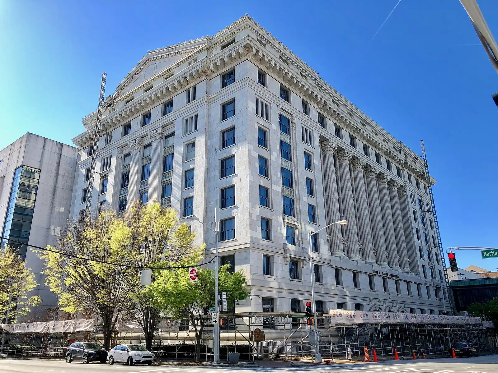 The Fulton County Courthouse on Pryor Street in downtown Atlanta