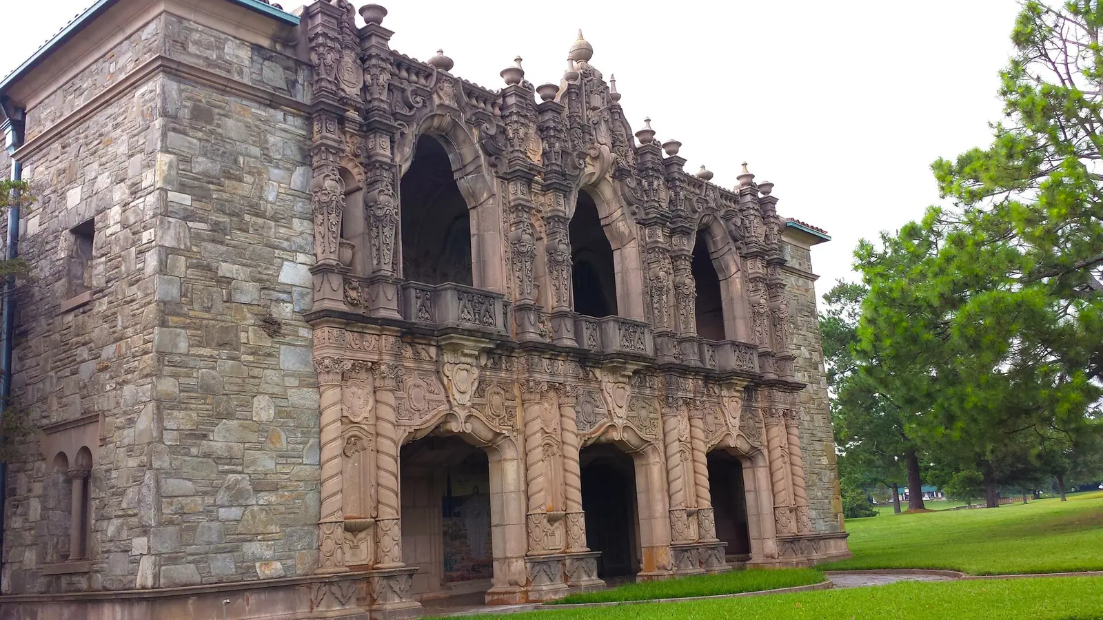 The front of Westview Abbey at Westview Cemetery in southwest Atlanta