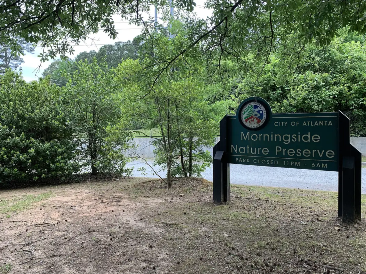 Morningside Nature Preserve in Atlanta's Morningside neighborhood